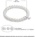 Elastic Pearl Bracelet Wedding Accessories Bridesmaid Bracelet Faux Pearl Bracelet Bridal Party Prom Beaded Bracelet (White-1pcs)...