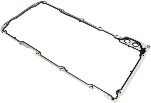 LS Oil Pan Gasket Set Compatible with LS Series Motor Cadillac Chevy Chevrolet GMC Hummer Pontiac 4.8L 5.3L 5.7L 6.0L 97-15 Replaces OE# 12612350...