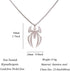 Spider Necklace For Men Pendant Black Silver Stainless Steel Gothic Vintage Cool Punk Unqiue Skull Head Spider Necklace For Men Son Boyfriend Husb...