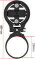 Bike Stem Computer Mount - Adjustable Out Front Mount for Garmin Edge 25 130 200 500 510 520 800 810 820 1000 1030, for Wahoo Elemnt Bolt Mini Bry...