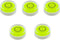 5Pcs Small Circular Bubble Levels with Double Sided Adhesive Bottom Mini Little Stick-on Bubble Spirit Level Measuring Layout Tools Levels (15x6mm...