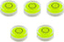 5Pcs Small Circular Bubble Levels with Double Sided Adhesive Bottom Mini Little Stick-on Bubble Spirit Level Measuring Layout Tools Levels (15x6mm...