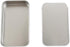 Vagocom 2pcs Empty Metal Push-Pull Storage Boxes,3.15x1.93x0.55inch / 8x4.9x1.4cm Mini Containers with Lids for Bandaid,Seed,Match,Crafts,Sewing(W...