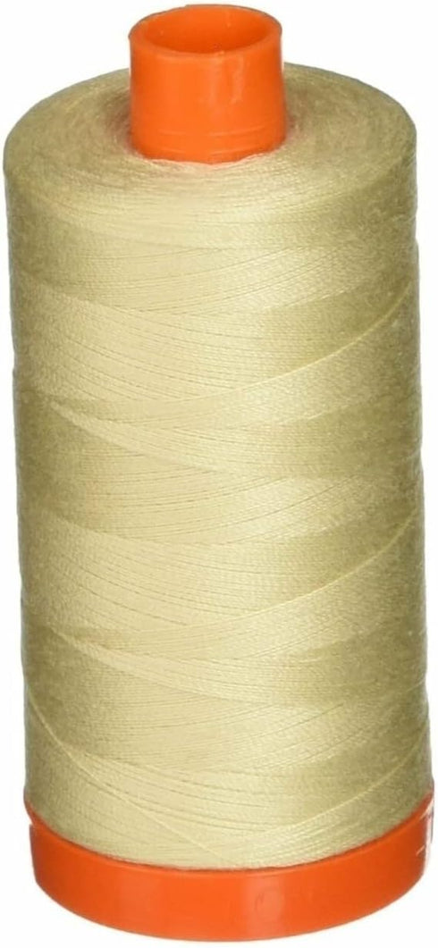 Aurifil Mako Cotton Thread Solid, 1422 yd, Light Beige 2310...