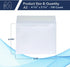 MOS A2 Invitation Envelopes – 4-3/8" X 5-3/4" White Mailing Envelopes Self Seal (100 Count) – 120GSM/ 32LB Bond Heavy Duty – Gift Card Envelopes, ...