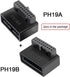 NFHK 1Set USB 3.0 20pin Male to Female Extension Adapter Up & Down Angled 90 Degree Overmold...