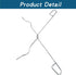 Moicstiy 16 Inch Crucible Tongs Professional Grade Stainless Steel Crucible Clamp for Laboratory, Industry...