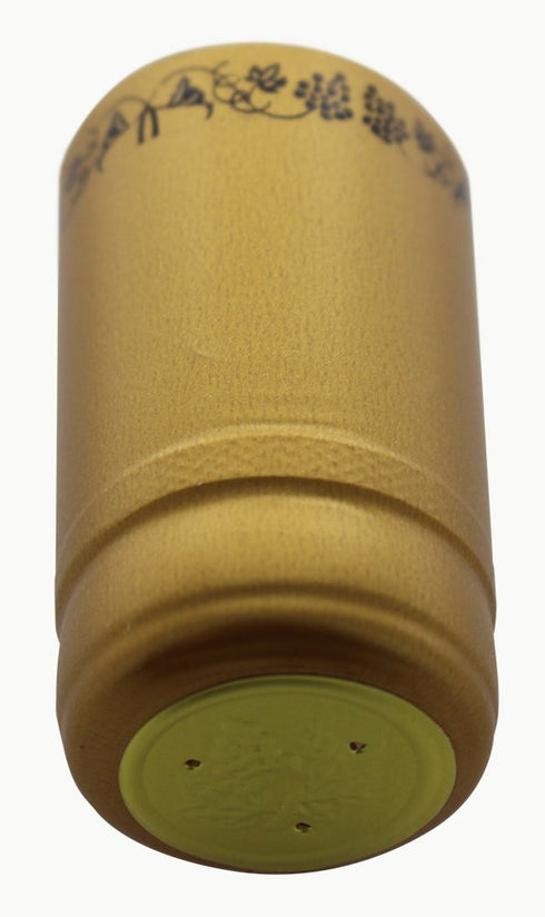 Gold With Black Grapes PVC Shrink Capsules-500 Count...