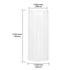 6PCS 30ml Glass Test Tubes with Cork Stoppers, 30 x 70mm Liquid Sample Vial, Clear Flat Test Tubes for Bath Salt, Candy Storage, Scientific Experi...