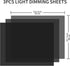 Selens 16x20 inches ND Filter Gels Lighting Neutral Density Sheet Kit, ND3,ND6,ND9 for Photo Studio Video Flashlight Led Light Photography(3pcs ki...