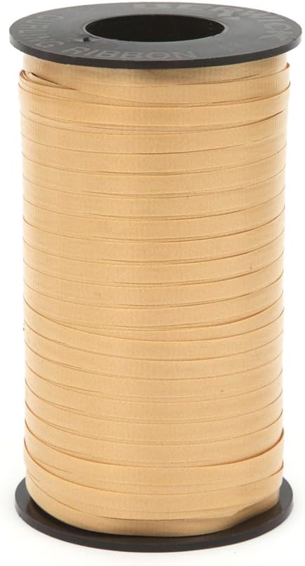 Berwick 1 15 Splendorette Crimped Curling Ribbon, 3/16-Inch Wide by 500-Yard Spool, Gold,1 Pack...