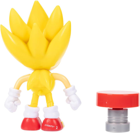 Sonic the Hedgehog 4-inch Super Sonic Action Figure with Red Spring Accessory. Ages 3+ (Officially licensed by Sega)...