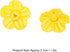 Humingbirdbird Feeder, 30 Sets Hummingbird Feeder Flowers Multicolor Unique Replaceable Hummingbird Bird Feeder Flower Accessories (Yellow)...