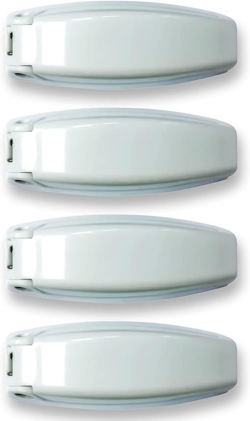 NU-SET | 4RV013 RV Baggage Door Catch | 4 Pack | RV Accessories & Door Hardware (White)...