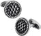 Fomissky Vintage Cufflinks for Men Silver, Retro Round Men's Cuff Links Wedding Gifts Shirt Accessories...
