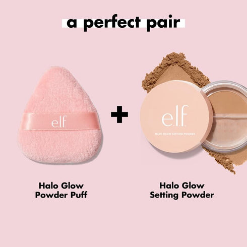 e.l.f. Halo Glow Powder Puff, Soft, Reusable Powder Puff For Applying Loose Or Pressed Powders, Easily Conforms To The Face, Vegan & Cruelty-free...
