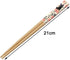 Kiki's Delivery Service Bamboo Chopstick -Anti-Slip Grip for Ease of Use - Authentic Japanese Design - Lightweight, Durable and Convenient - Footp...