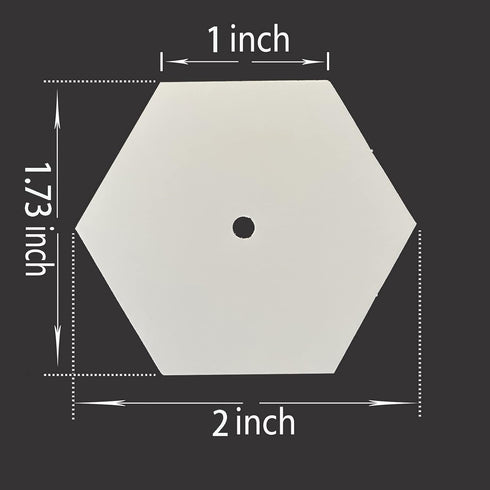 400pcs 1 Inch Paper Piecing for Quilting DIY Patchwork Sewing Crafts,Quilting Templates for Sewing Supplies Quilting Accessories Crafting Tools,He...
