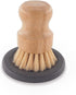 Palm Brush with Diatomaceous Dish - Superior Wooden Design and Strong Bristles with Eco-Friendly Dish - Cleans and Scrubs Dishes, Pots, Pans, Vege...