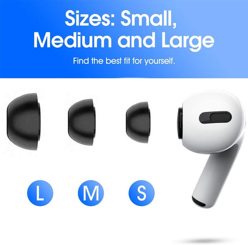 Premium Memory Foam Replacement Ear Tips for AirPods Pro & AirPods Pro 2nd Generation with Cleaning Kit, Anti-Slip Eartips and 3 in 1 Cleaner Pen ...
