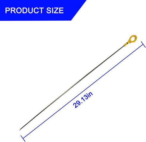 04593604AA Car Oil Dipstick, Stainless Steel Automotive Engine Oil Level Dipstick Fluid Indicator, Vehicle Oil Stick Engine Gauge, Replacement 921...
