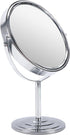 Schliersee 10X Magnifying Makeup Mirror 8 inch, Double Sided Makeup Mirror, 1X/10X Magnification Standing Swivel 8" Table Desk Mirror for Dresser ...
