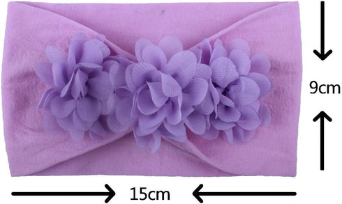 WZT Stretchy Knot Nylon Baby Headbands For Newborn Baby Girls Infant Toddlers Kids Bows Child Hair Accessories...