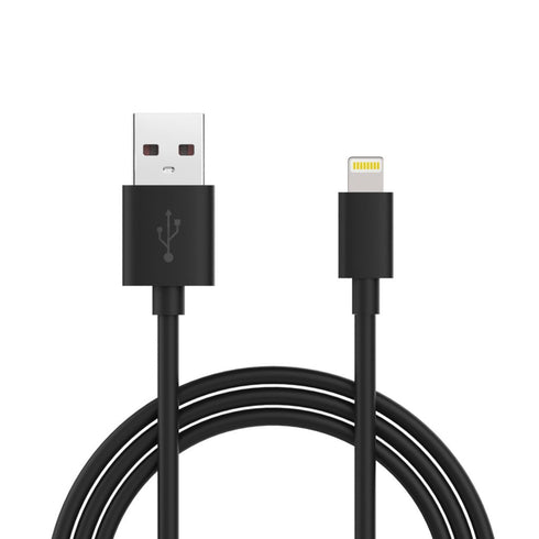 USB A to Lightning Compatible Cable Charging and Sync Cable- Apple Mfi Certified 9.8Feet/ 3Meter - Black (11124)...