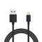 USB A to Lightning Compatible Cable Charging and Sync Cable- Apple Mfi Certified 9.8Feet/ 3Meter - Black (11124)...