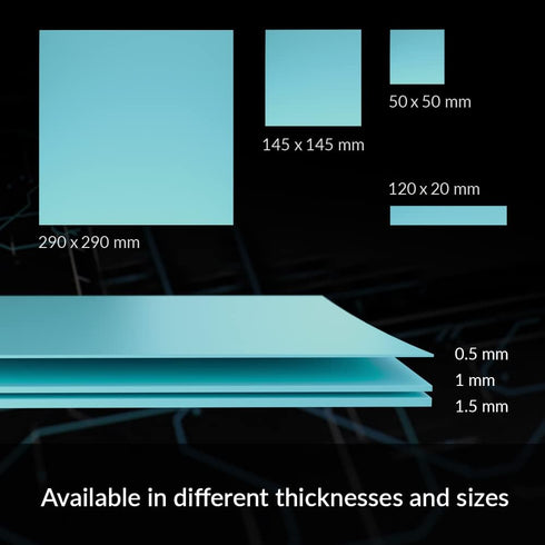 ARCTIC TP-2 (APT2560): Economic Thermal Pad, 120 x 20 x 0.5 mm (1 Piece) - Thermal pad, Excellent heat conduction, Low hardness, Ideal gap filler,...