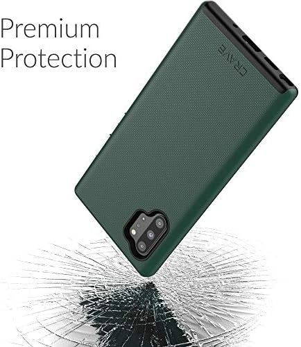 Crave Note 10+ Case, Dual Guard Protection Series Case for Samsung Galaxy Note 10 Plus - Forest Green...