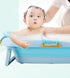 Universal Adjustable Baby Bath Tube Support Mesh Net Soft Breathable Infants Shower Pad 4-Points Anti-Slip Bathtub Seat with Sponge Cushion for To...