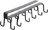 Cups Storage Hooks, Kitchen Utensil Hanging with 6 Hooks, Cup Holder Hanger Hook Rack Holder Under Cabinet Closet without Drilling(Black)...