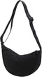 Crossbody Bag Nylon Crescent Bag Women Lightweight Small Hobo Bag with 2 Pack Inner Dumpling Bag Casual...