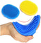JASLAH 3 PCS Set, Pet Massage Brush Dog Bath Brush for Long/Short Hair Pet Shampoo Brush Soft Silicone Comb for Pets Grooming Bathing Tool Dog Hai...