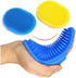JASLAH 3 PCS Set, Pet Massage Brush Dog Bath Brush for Long/Short Hair Pet Shampoo Brush Soft Silicone Comb for Pets Grooming Bathing Tool Dog Hai...