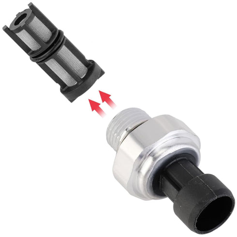 Engine Oil Pressure Sensor/Switch/Sending Unit with Screen Filter D1846A Compatible with Chevrolet Chevy Silverado GMC Sierra Buick Lacrosse Cadil...
