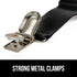 Gorilla Grip Bed Sheet Straps, Adjustable Elastic Fasteners with Metal Clips, Keep in Place Fitted Bedding Holder, Easy Install Suspenders Mattres...