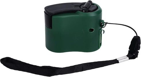 USB Hand Crank Phone Charger, USB Manual Generato Portable Cell Phone Charger LED Light Mobile Phone Emergency Charger 5V Output for Hiking for Ou...