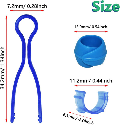 142 Pcs Bobbin Clamps Holders Thread Buddies, Bobbin Holder Clips Color Thread Clips Holder Silicone Spool Huggers Thread Holders for Embroidery Q...