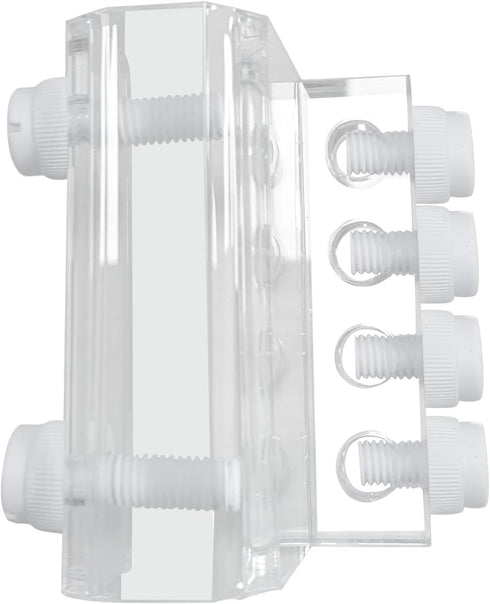 Acrylic Aquarium Soft Tube Fixture Holder for Holding Doing Pump Soft Hose (2 Pieces)...