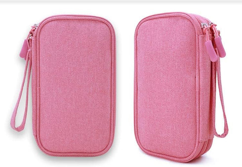 Double Layer Diabetic Supplies Storage Bag Carrying Case Organizer for Glucose Meter Insulin Pen Diabetes Testing Kit, Test Strips, Lancets, Syrin...