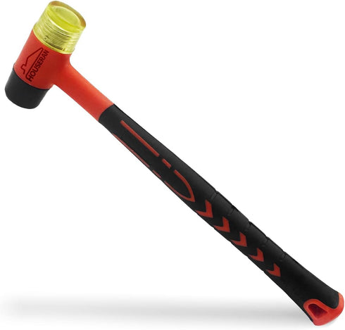 Rubber Mallet, Rubber Mallet Hammer, Double-Face Hammer, Small Rubber Mallet, Rubber Hammer for Vinyl Flooring, Tile, Crafts, Jewelry Making...