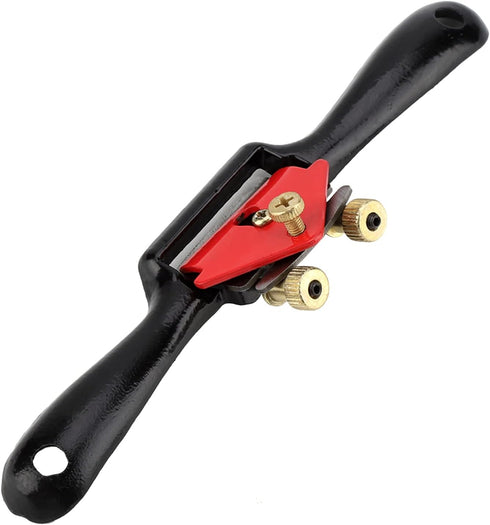 Draw Knife,10" Adjustable SpokeShave with Flat Base, Metal Blade Wood Working Hand Tool Perfect for Wood Craft, Wood Craver, Wood Working...