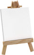 30 Pack 5" Mini Wood Display Easel,Natural Wood Display Stand for Displaying Small Canvases,Business Cards,Photos,DIY Crafts,Home Decorations (2.7...