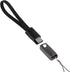 BoxWave Cable Compatible with NUU Mobile G3 - USB Type-C Keychain Charger, Key Ring USB Type-C to Type-A 8 in USB Cable - Jet Black...