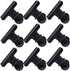 15pcs Mini Clips Note Clamps Folder Binder Hinge Clips Black Stainless Steel Paper Clips Hinge Paper Clips Binder Clips Black Binders Paper Clip C...