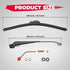 KEMIMOTO UTV Windshield Wiper Kit Hand Operated Manual Windshield Wiper for Hard Coated Or Glass Windshields Compatible with Maverick X3 Commander...