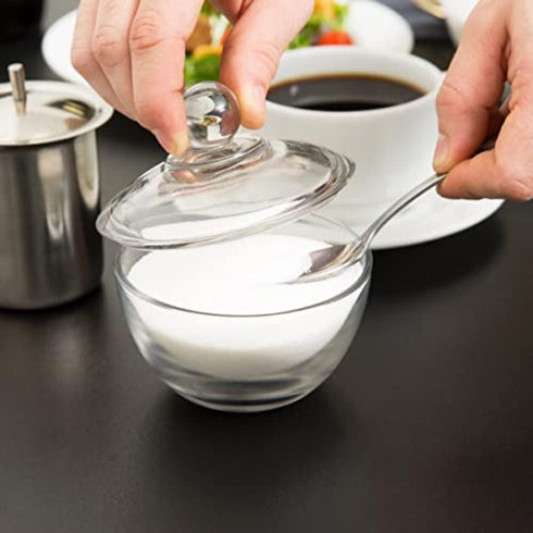 Anchor Hockings Brand Anchor Hocking Presence Glass Sugar Bowl with Lid, 1-Pack, Clear...