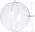 Clear Plastic Fillable Ornaments Ball, DIY Ornaments for Christmas, Wedding, Party, Home Decor (120mm/5pcs)...